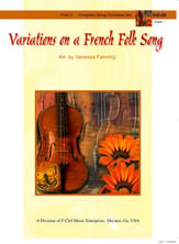Variations on a French Folk Song Orchestra sheet music cover